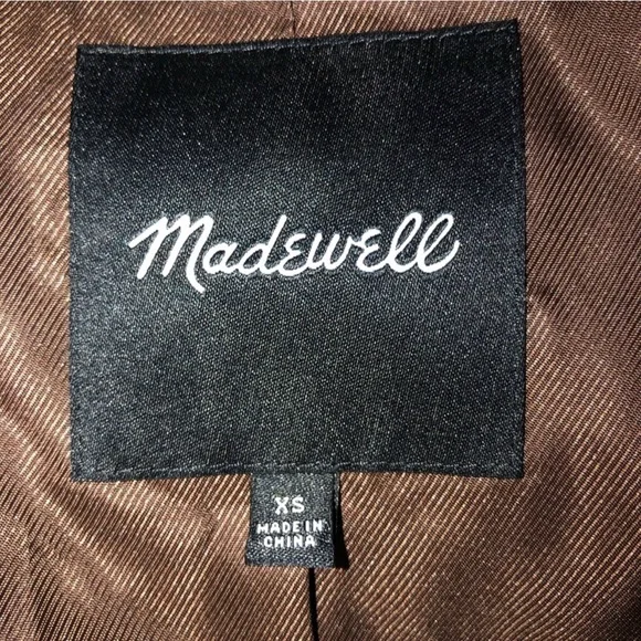Madewell Walton berean plaid shirt jacket XS - Picture 3 of 3